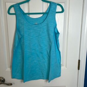 BELLE beach NWOT by Kim gravel slub knit scoopneck tank top size medium